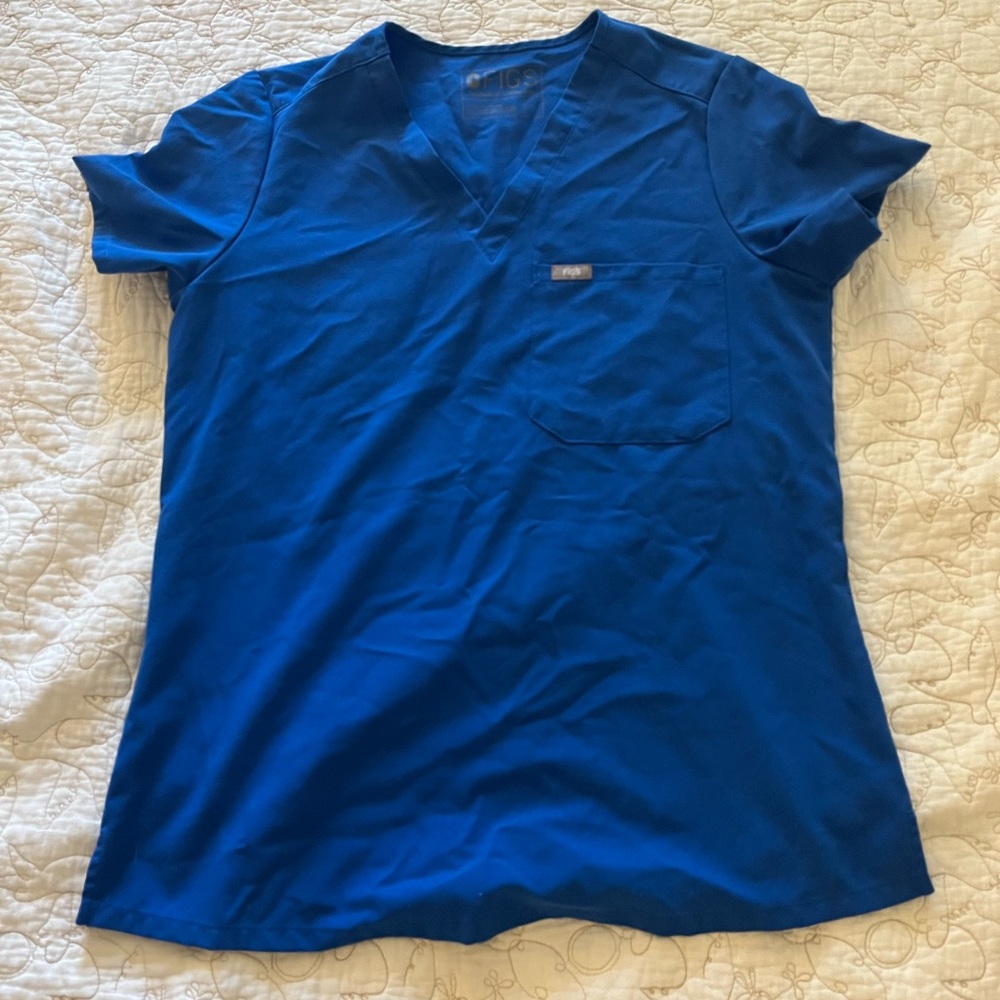 Figs set top small bottom small petite royal blue
